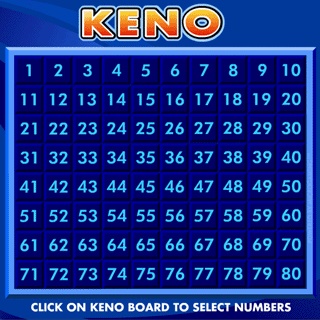 the design of one online keno game