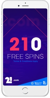 21.com Casino is offering excellence when it comes to mobile play
