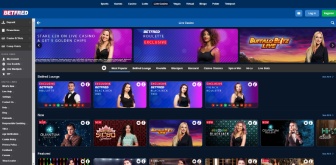 Enjoy live casino experience at Betfred