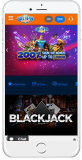 Big Spin Casino will run smoothly on any iOS or Android device.