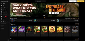 Black Diamond Casino Homepage