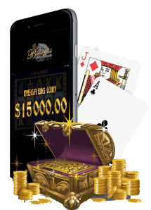 The Blackjack Ballroom casino is optimized for mobile play