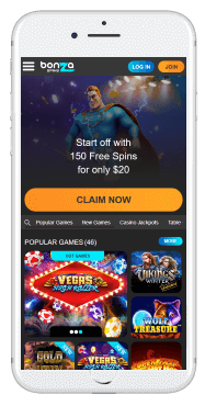 Bonza Spins mobile web platform cover all gaming titles