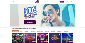 Cafe Casino Homepage