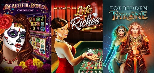 More than 280 gaming titles await you at Casino Action