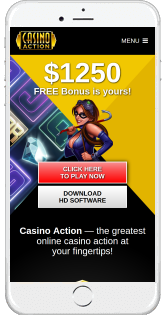 Casino Action is accessible through Android and iOS devices