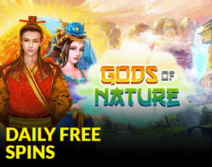 Free spins for the slot titles “Fire Dragon” and “Gods Of Nature” are available at Planet 7 Oz Casino