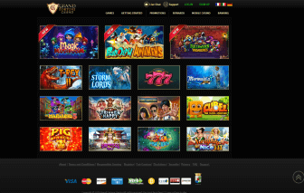 The gaming collection at Grand Fortune Casino