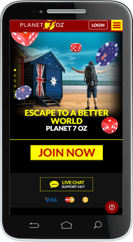 Planet 7 Oz Casino is compatible with both iOS and Android devices