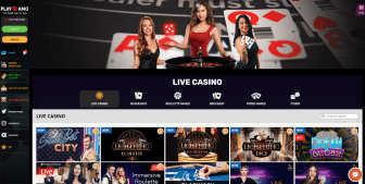 PlayAmo live dealer games