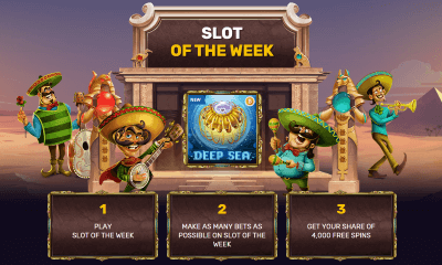 Compete with other players in the Slot of The Week Tournament at PlayAmo casino