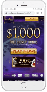 Royal Ace casino run smoothly on both iOS and Android devices.