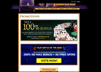 Ongoing casino promotions at Royal Ace