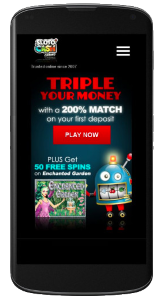 888casino's mobile app is running on Android or iOS operating systems