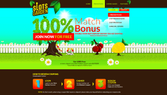 Ongoing promo deals at Slots Garden Casino