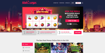 Slots of Vegas Casino landing page
