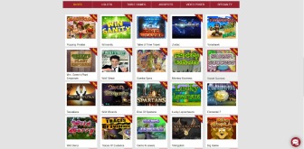 An abundance of games at Slots Capital