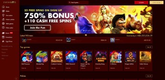 Spartan Slots Casino homepage