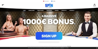 Live dealer games at Spin Casino