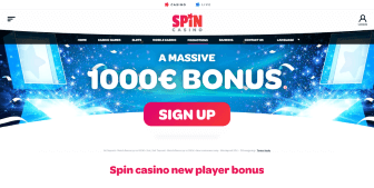 Ongoing promo offers at Spin Casino