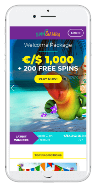 Spin Samba casino’s application is available for all diveces and operating systems