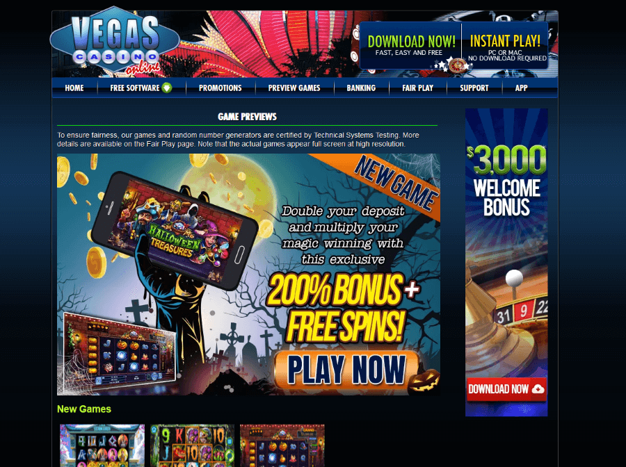 Vegas Casino Online