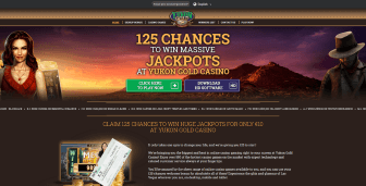 Yukon Gold Casino homepage