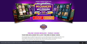 Bonus offer for new customers at Zodiac Casino